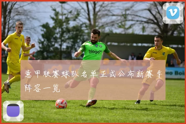 意甲联赛球队名单正式公布新赛季阵容一览