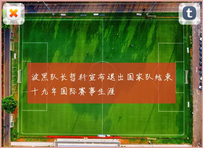 波黑队长哲科宣布退出国家队结束十九年国际赛事生涯