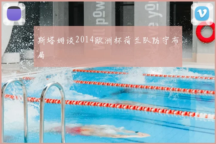 斯塔姆谈2014欧洲杯荷兰队防守布局